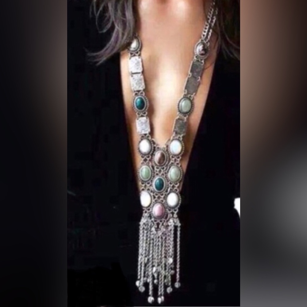 Gorgeous bohemian style necklace by Free People! Brand new!